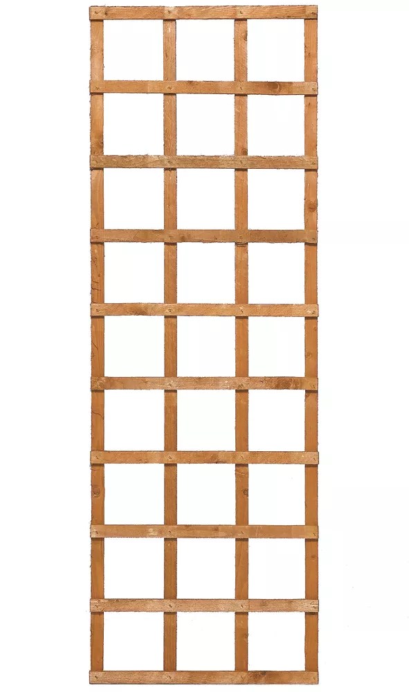 Rowlinson Softwood Rectangular Heavy Duty Trellis 2' x 6' 3 Pack Screwfix