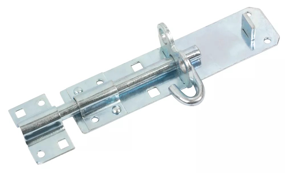 Lockable Pad Bolt ZincPlated 179mm Screwfix