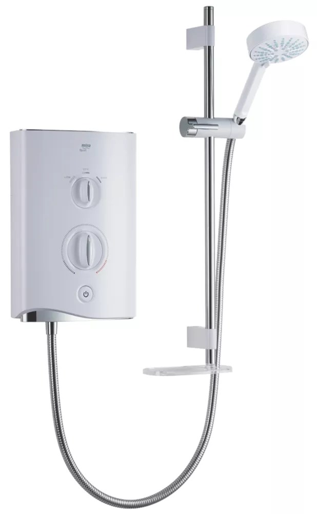 Mira Sport MultiFit White 9kW Manual Electric Shower Screwfix