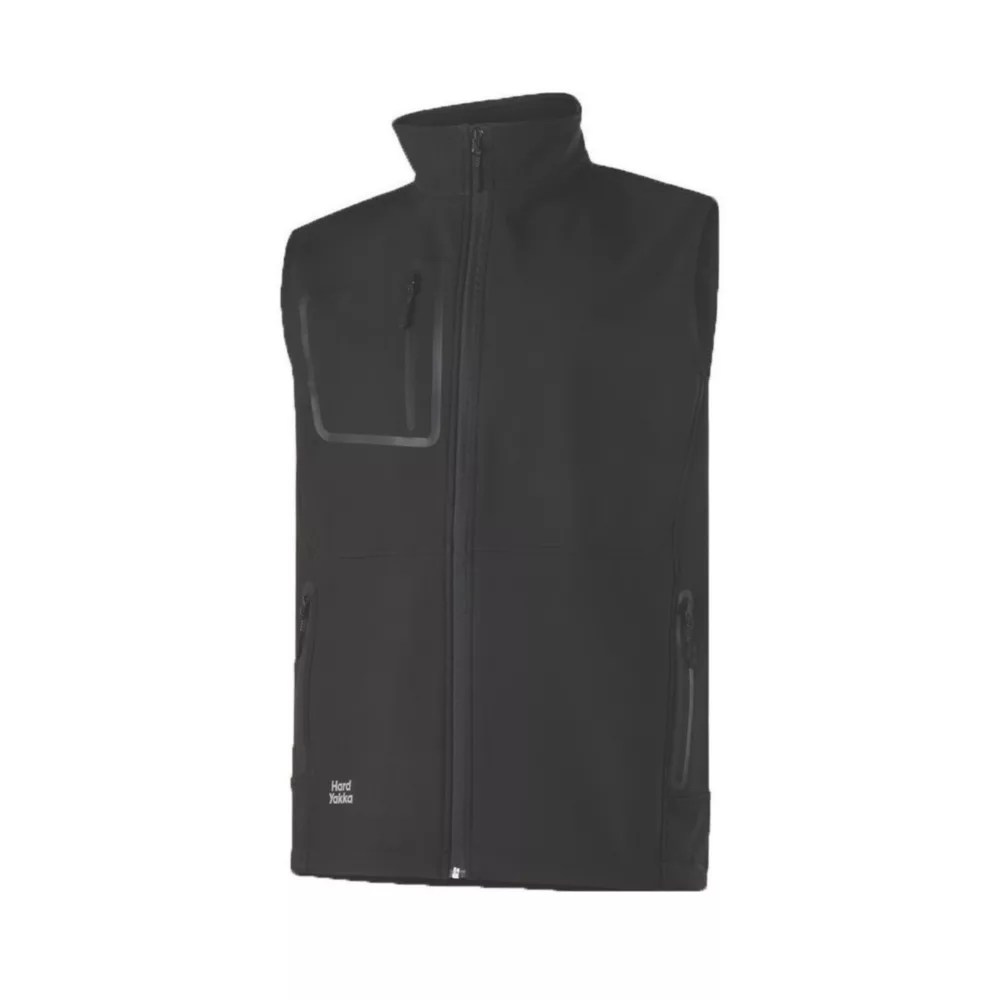 Hard Yakka Toughmaxx Shell Work Body Warmer Black Medium 38" Chest
