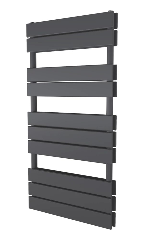Ximax 970mm x 500mm 2177BTU Anthracite Flat Designer Towel Radiator