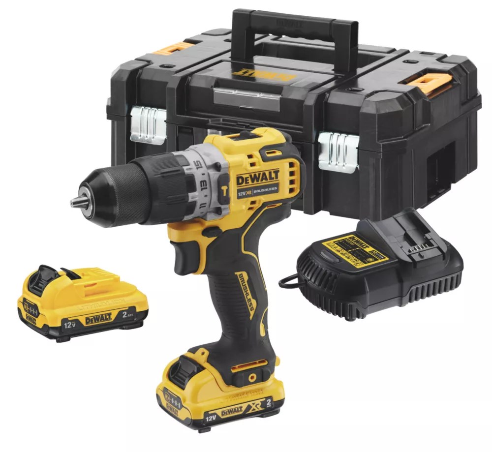 DeWalt DCD706D2GB 12V 2 x 2.0Ah LiIon XR Brushless Cordless Combi Drill Screwfix