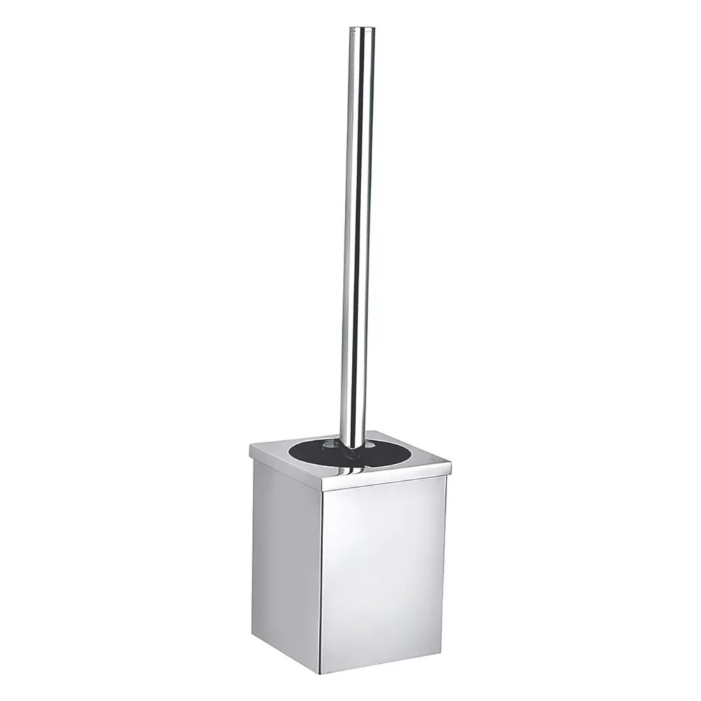 Aqualux York Toilet Brush Holder Chrome Screwfix