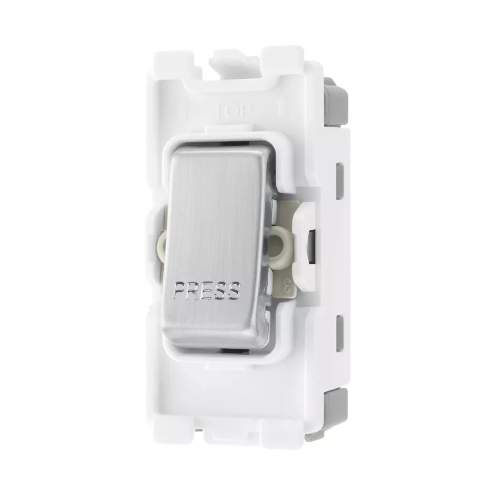 British General Nexus Metal Grid 20A 1Way Grid Retractive Switch