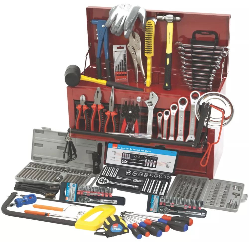 Hilka ProCraft Mechanics Tool Kit 270 Pieces Screwfix