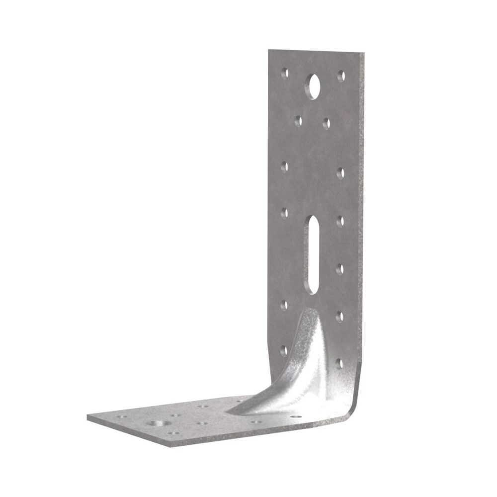 Sabrefix Heavy Duty Angle Brackets Galvanised 63mm x 90mm 10 Pack