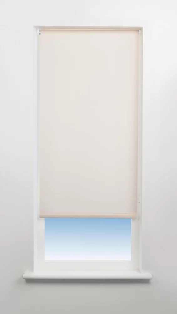 Universal Polyester Roller NonBlackout Blind Almond 600mm x 1700mm