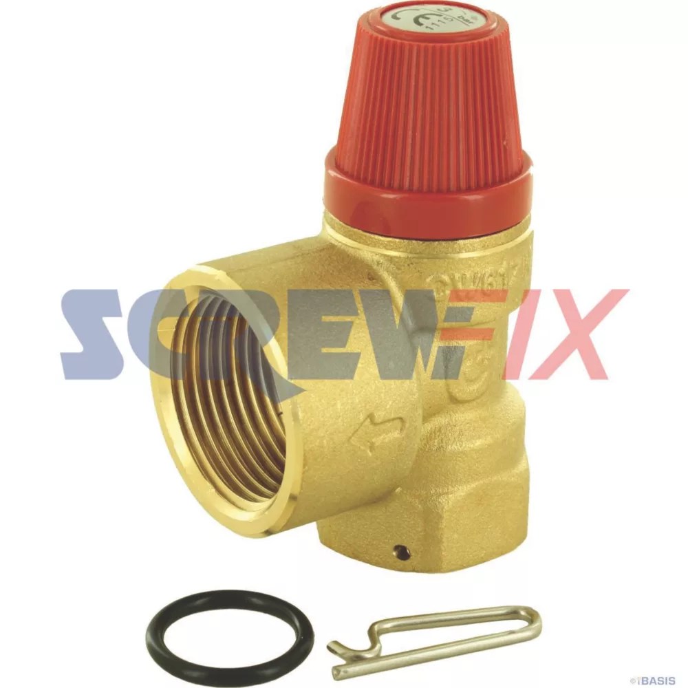 Worcester Bosch 7099949 PRESSURE RELIEF VALVE 3 BAR = 100 KW Screwfix