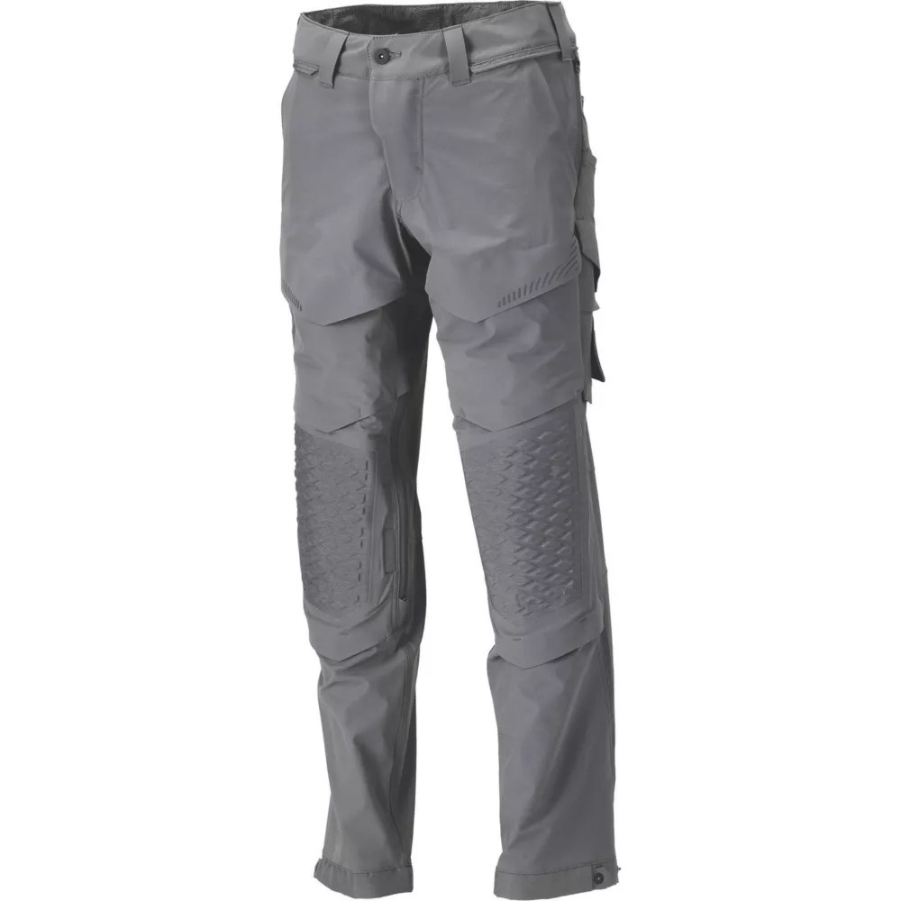 Mascot Customized Work Trousers Stone Grey 38.5" W 32" L Screwfix