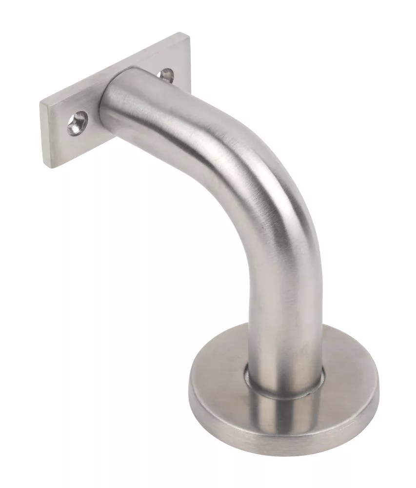 Essentials Handrail Bracket Satin Stainless Steel 76mm Screwfix