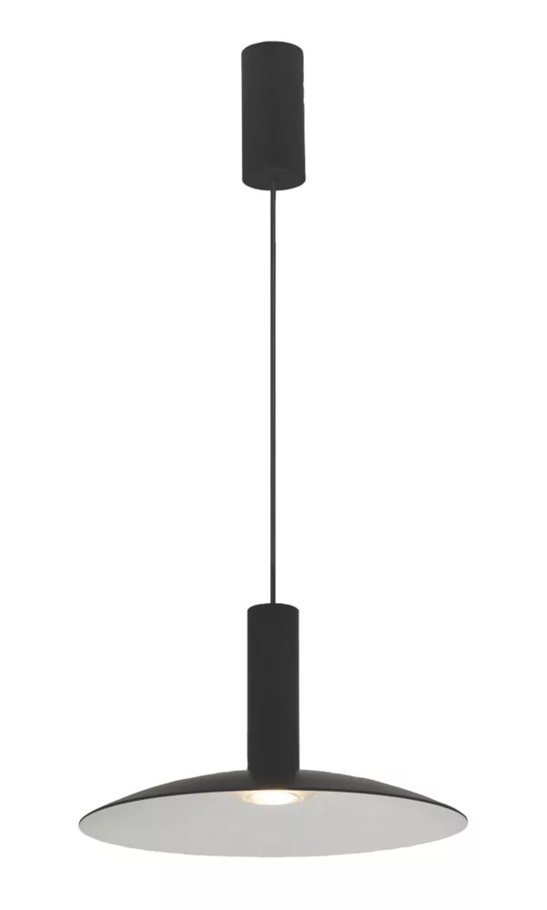 4lite LED Decorative Dimmable Pendant Black 16W 926lm Screwfix