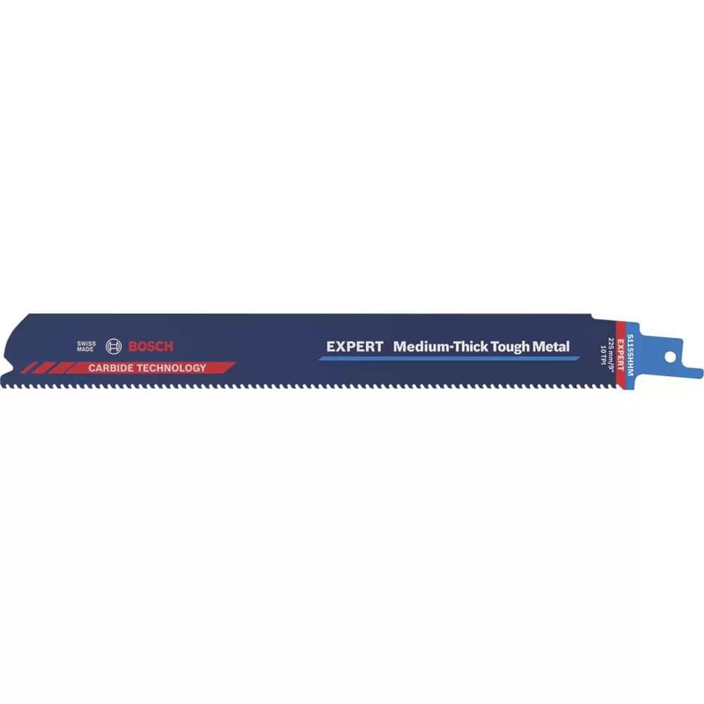 Bosch Expert S1155HHM Steel Reciprocating Saw Blade 225mm Screwfix