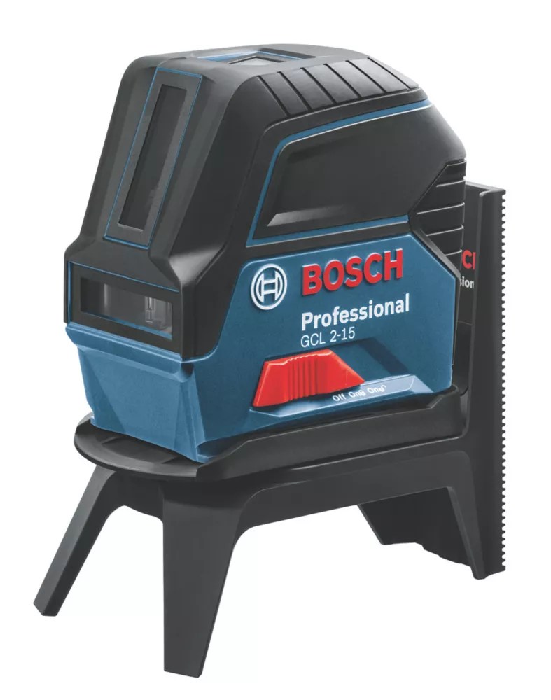 Bosch GCL 2-15 Red Self-Levelling Combi Laser - Screwfix