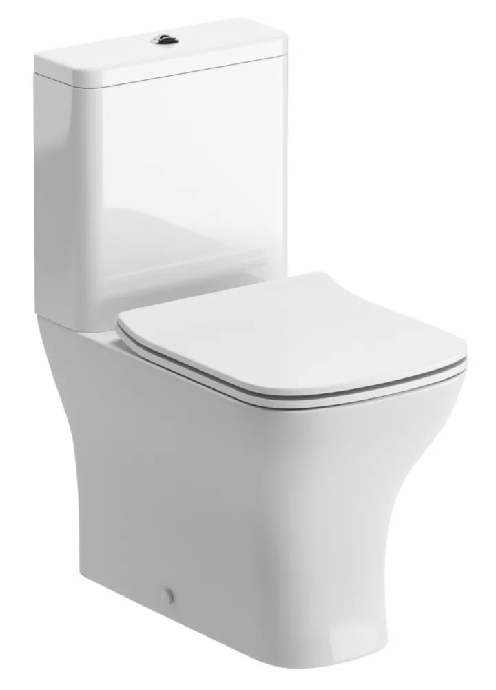 SoftClose CloseCoupled Toilet DualFlush 4 / 6Ltr Screwfix