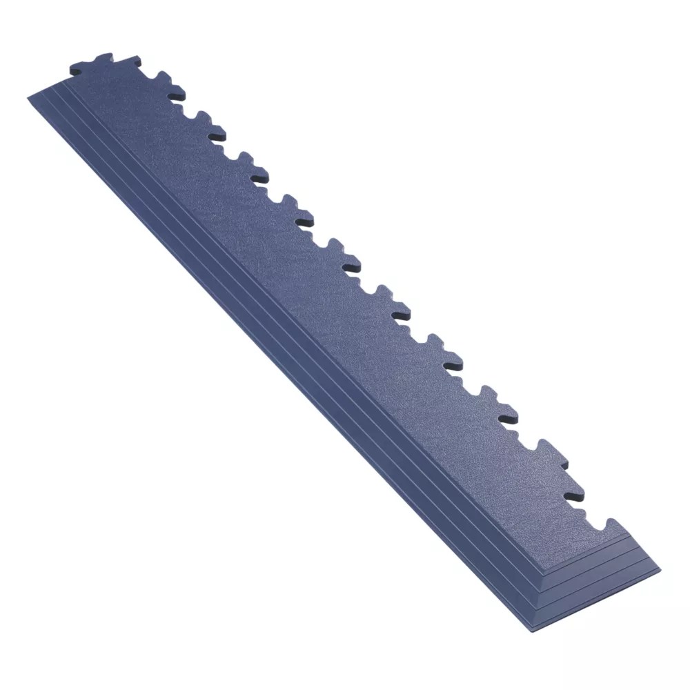 Garage Floor Tile Company X Joint Interlocking Corner Edge Ramp Blue