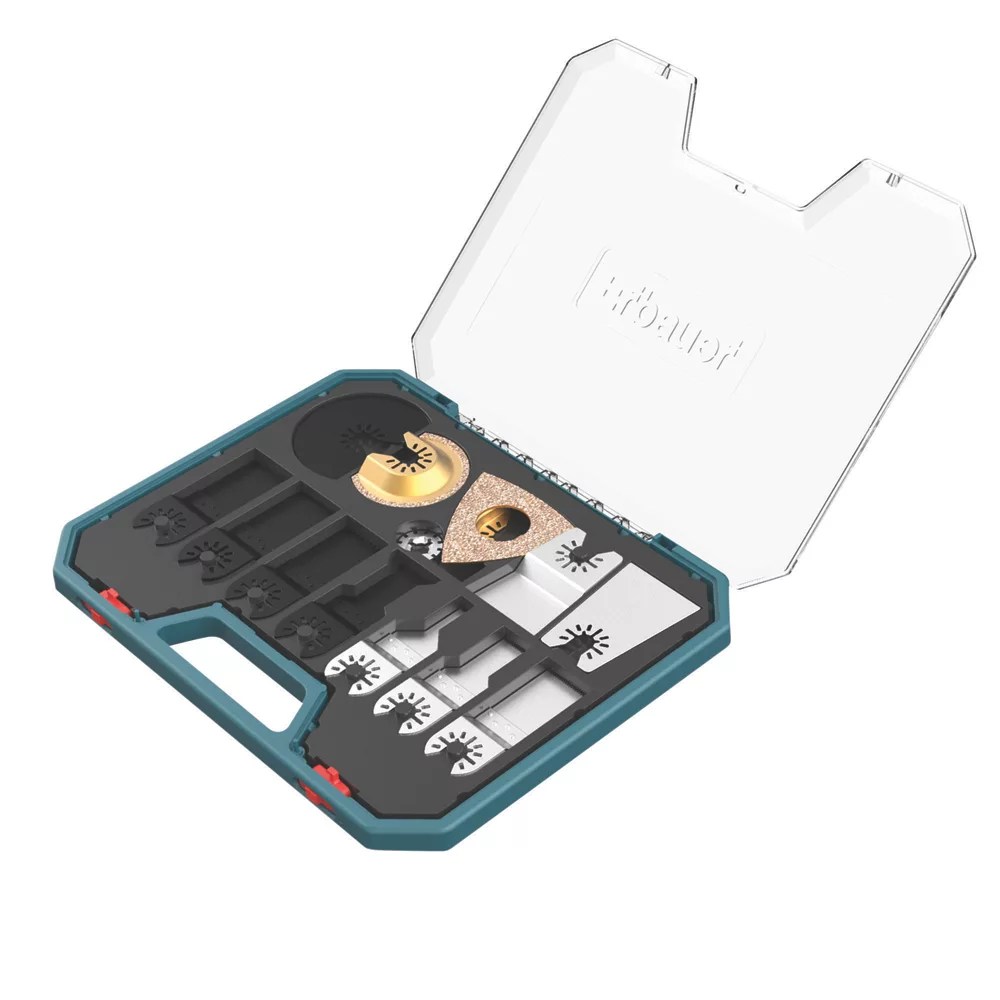 Erbauer MultiMaterial Cutting Blade Set 15 Pcs Screwfix