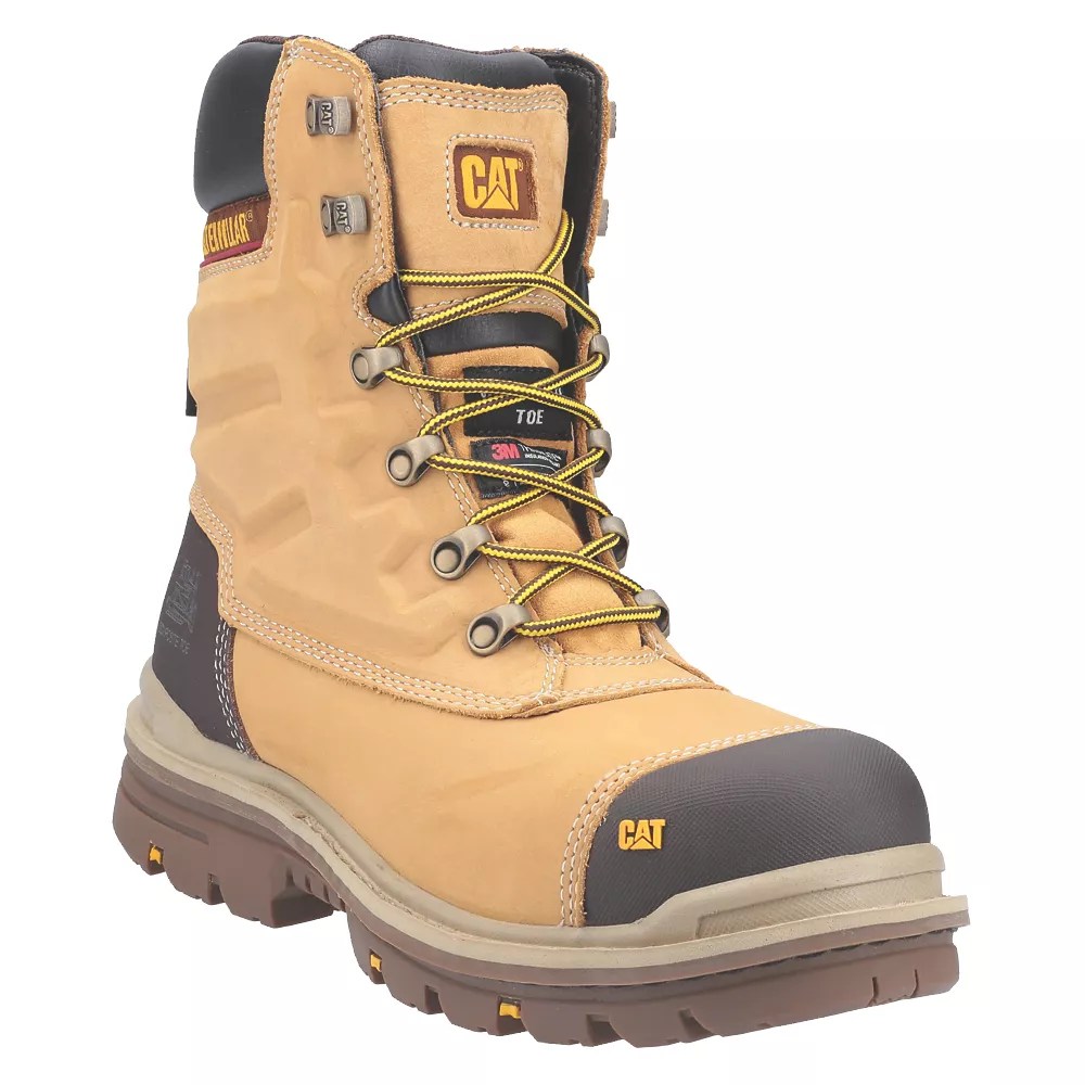 CAT Premier Safety Boots Honey Size 9 Screwfix