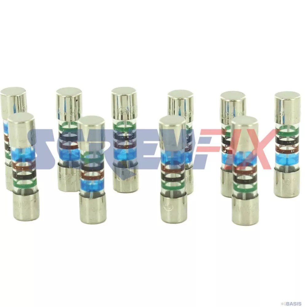 Worcester Bosch 19045227300 FUSE (10X) 5X20MM T0.5A/250V Screwfix