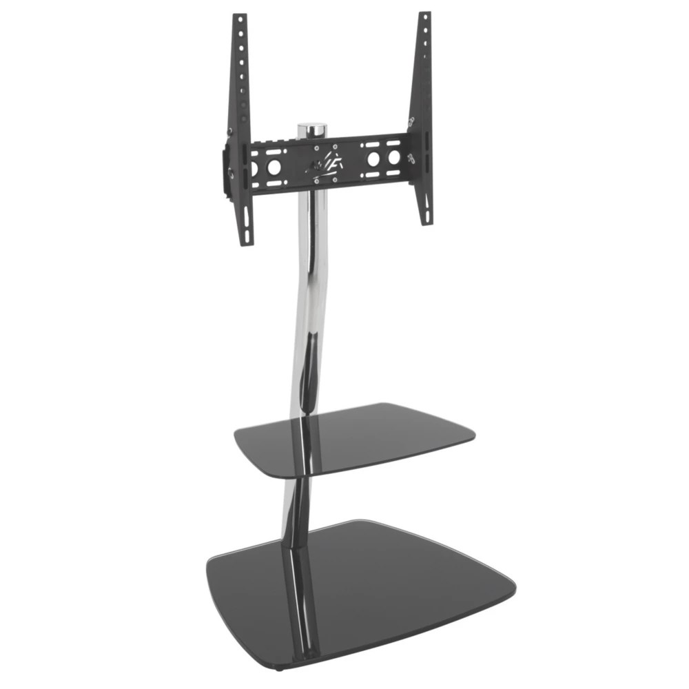 AVF Iseo FSL600ISBB TV Stand Black / Chrome Screwfix