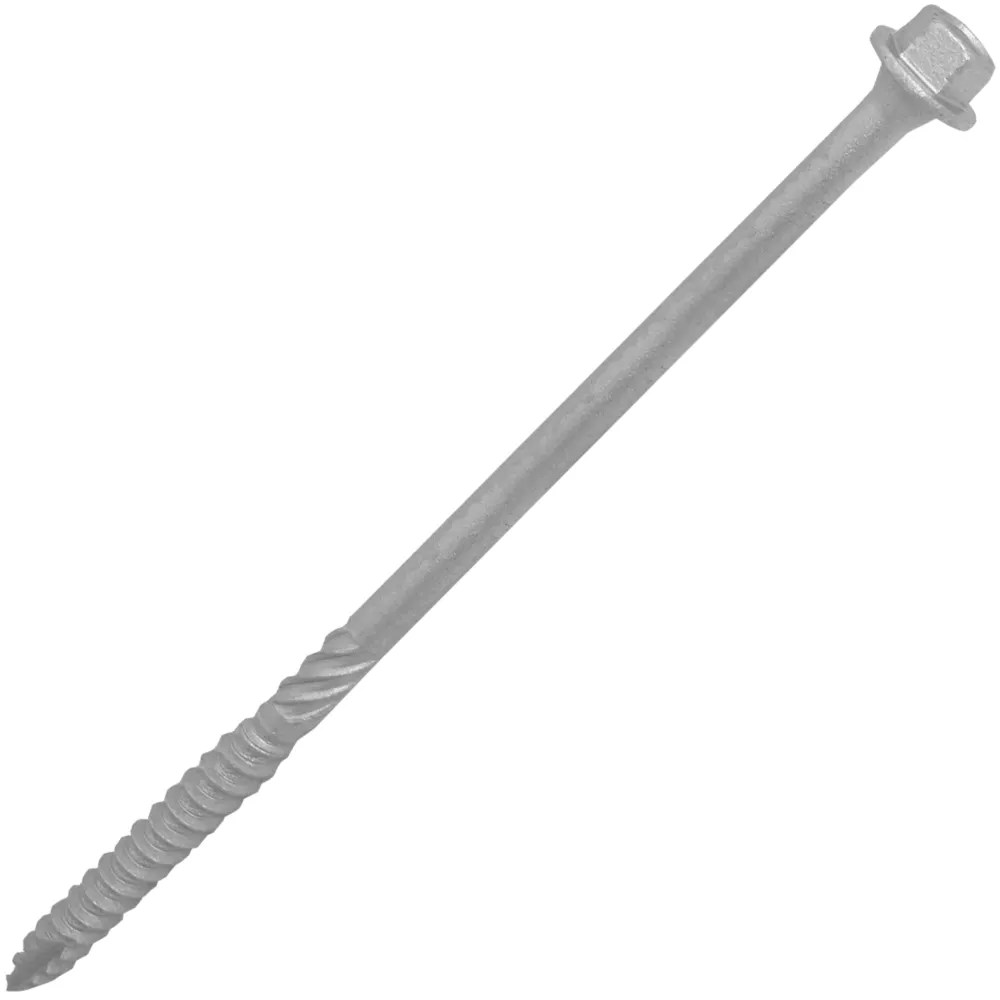 TimbaScrew Hex Flange ThreadCutting Timber Screws 6.7mm x 150mm 50