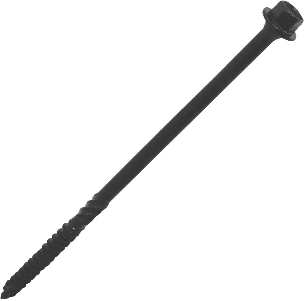TimbaScrew Hex Flange ThreadCutting Timber Screws 6.7mm x 150mm 50