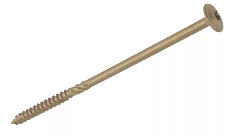 TimbaScrew TX Wafer ThreadCutting Timber Screws 6.7mm x 150mm 50 Pack Screwfix
