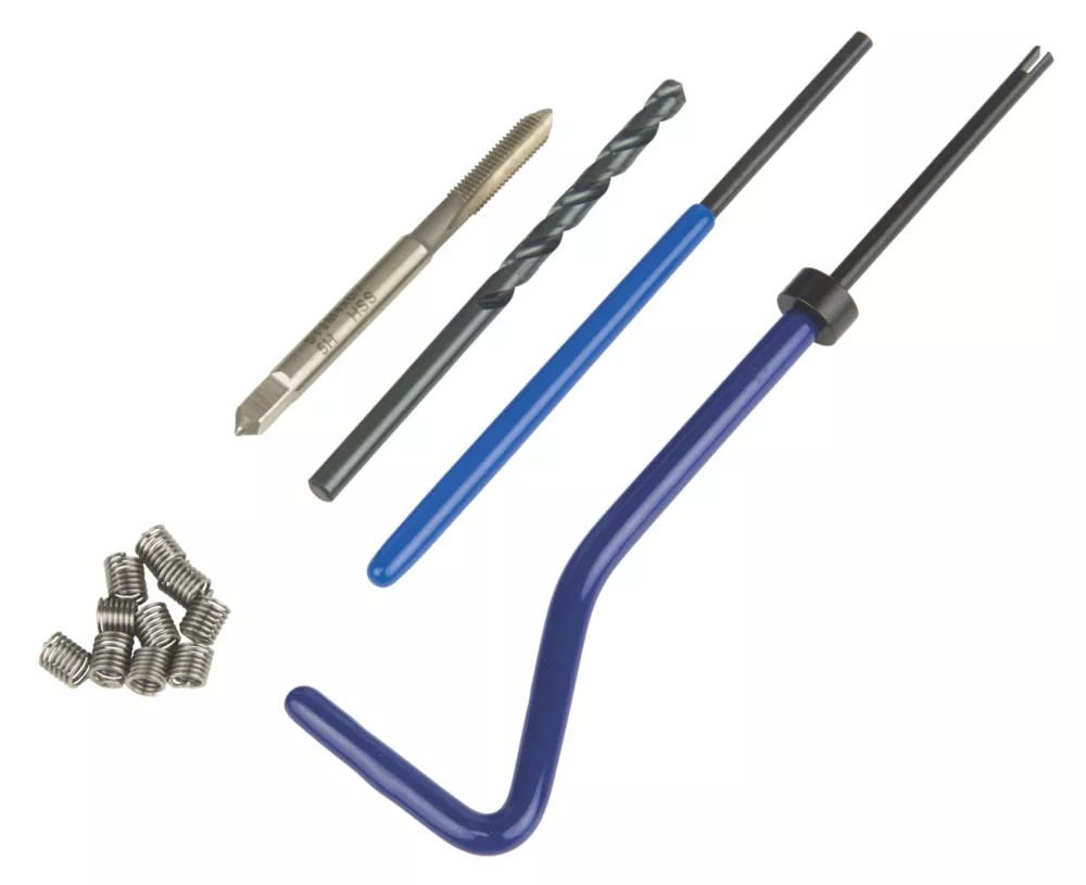 Helicoil Eco Thread Repair Kit M4 x 0.7mm 14 Pieces Screwfix