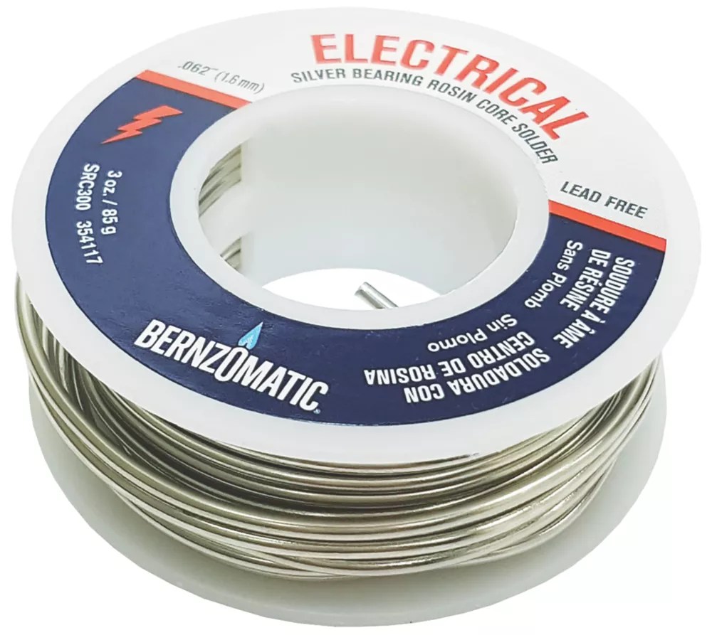 Bernzomatic Rosin Core Solder 85g Screwfix