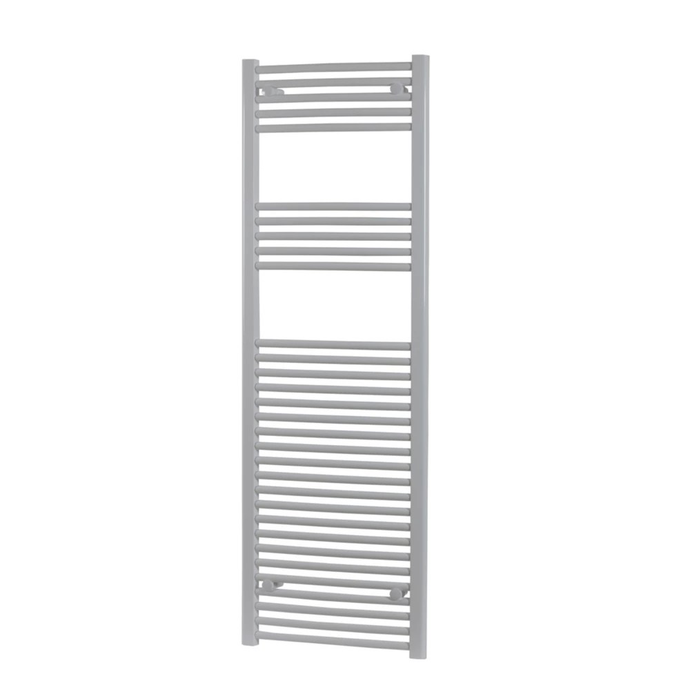Flomasta 1600mm x 600mm 2781BTU White Curved Towel Radiator Screwfix