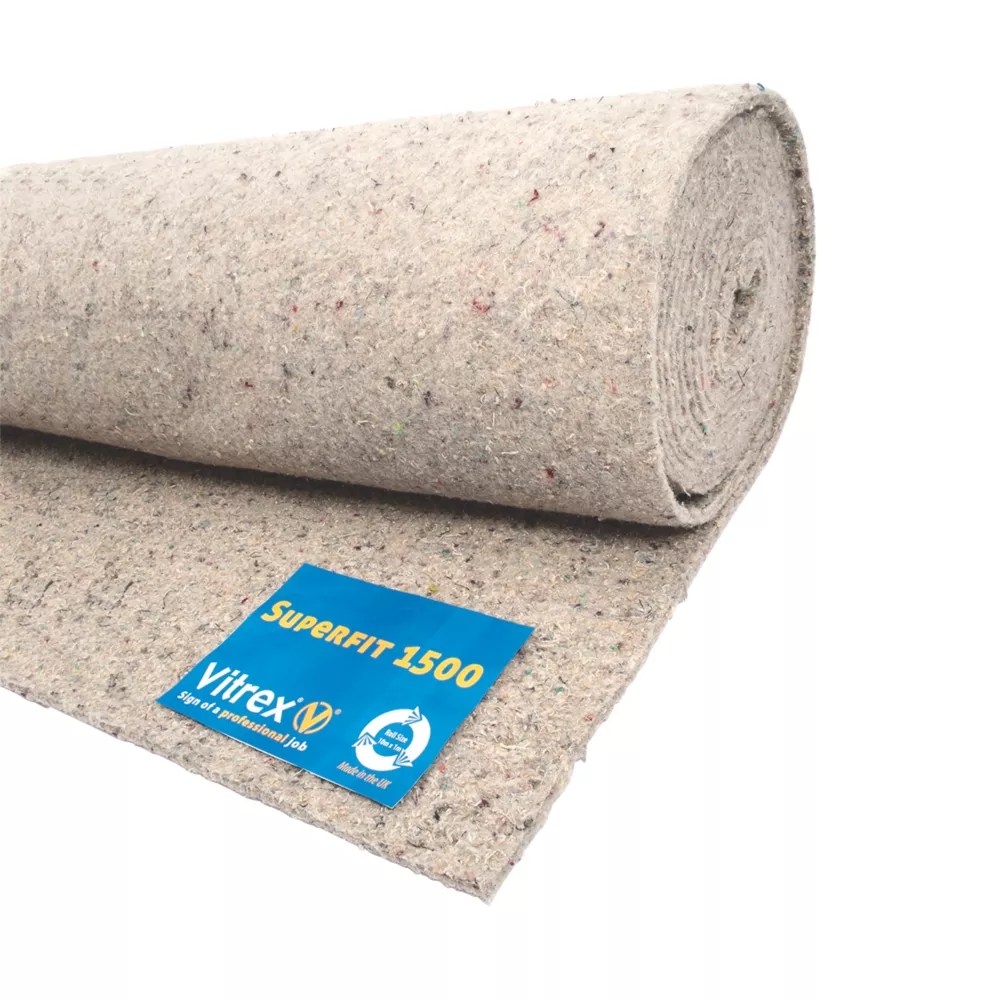 Vitrex Superfit 1500 10mm Luxury Carpet Underlay 10m² Screwfix
