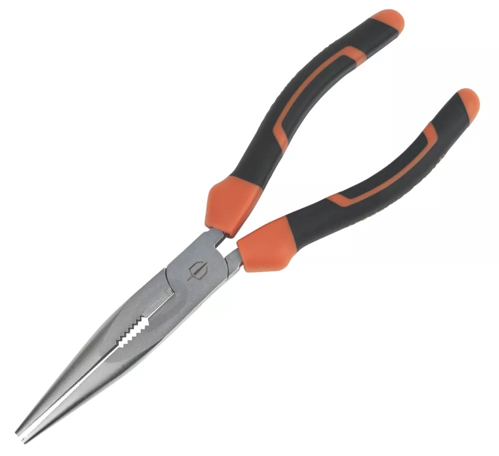 Magnusson Long Nose Pliers 8" (200mm) Screwfix