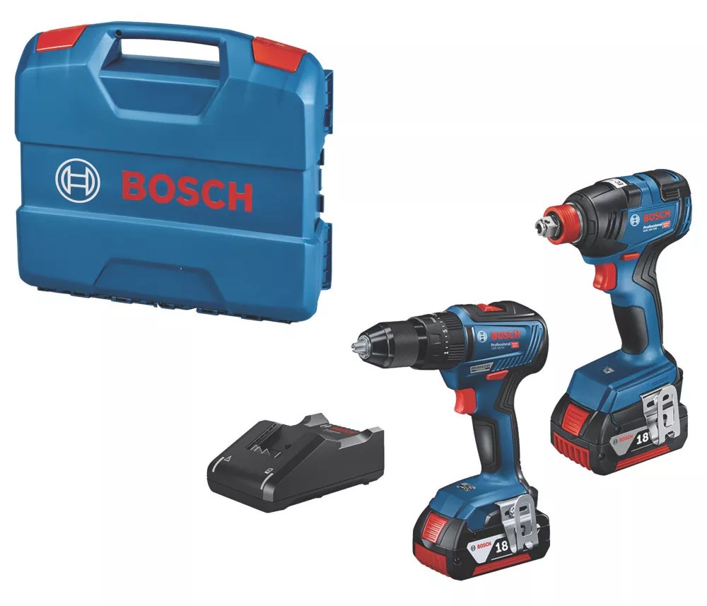 Bosch 06019J2271 18V 2 x 4.0Ah LiIon Coolpack Brushless Cordless Power