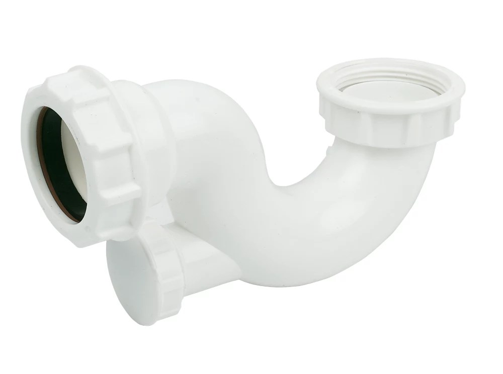 FloPlast TSB42 Shallow Bath Trap White 40mm Screwfix