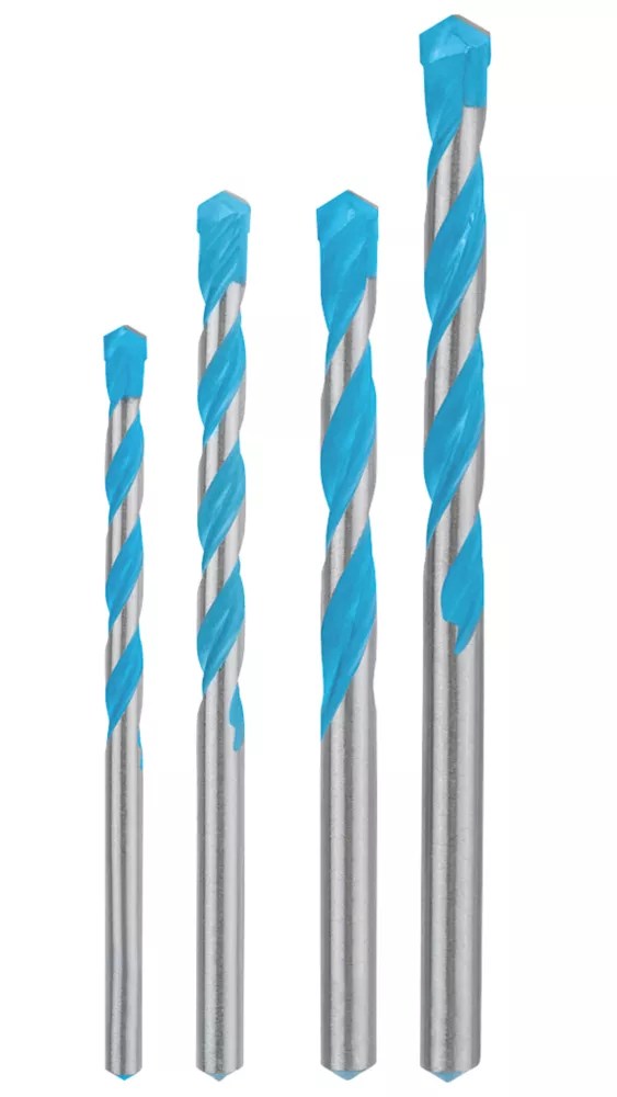 Bosch Expert Straight Shank MultiMaterial Drill Bits 4 Piece Set