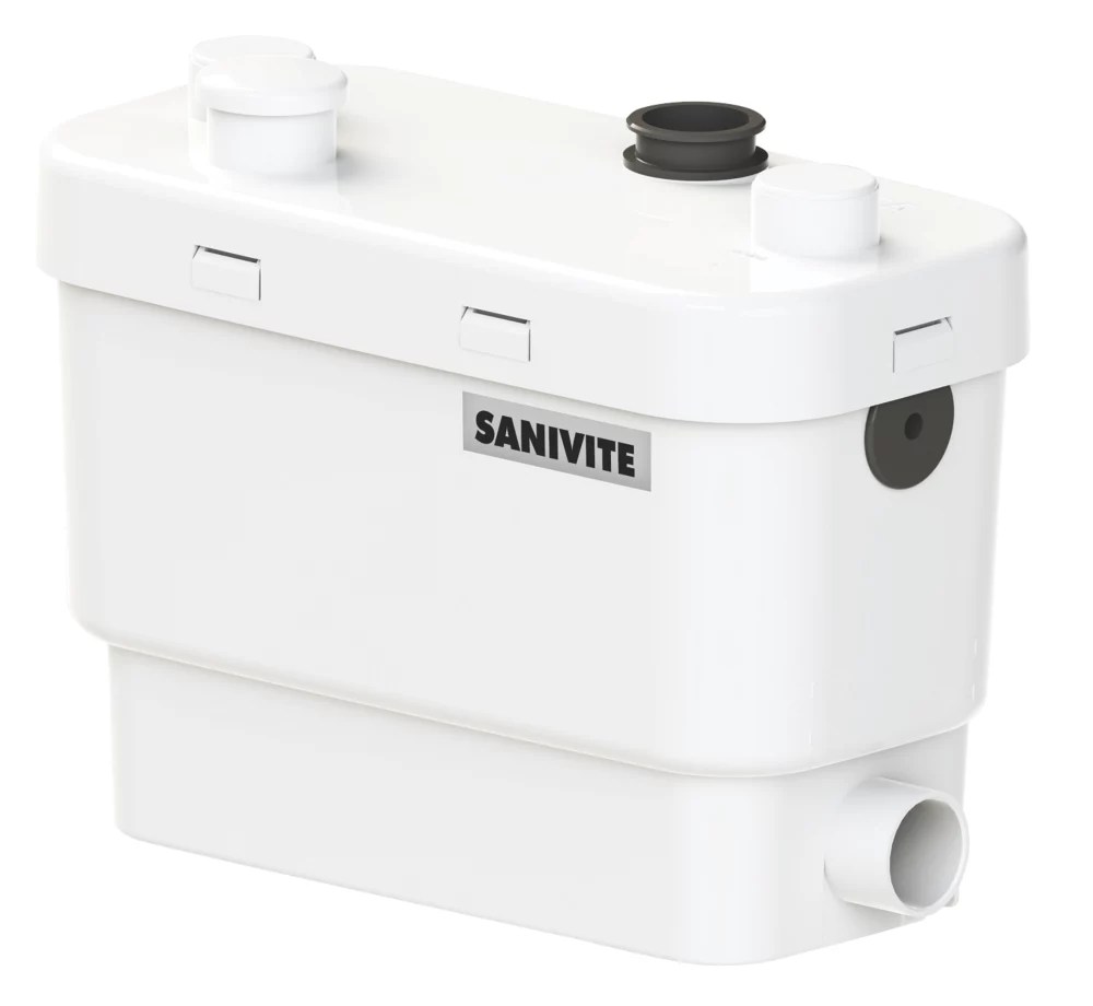 Saniflo Sanivite+ Grey Macerator Water Pump Screwfix