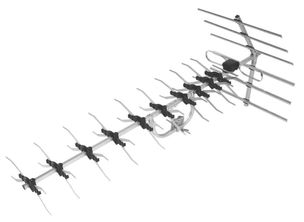 Labgear Double Yagi High Gain TV Aerial Screwfix