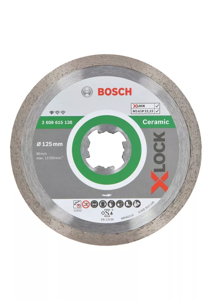 Bosch XLock MultiMaterial Diamond Cutting Disc 125mm Screwfix
