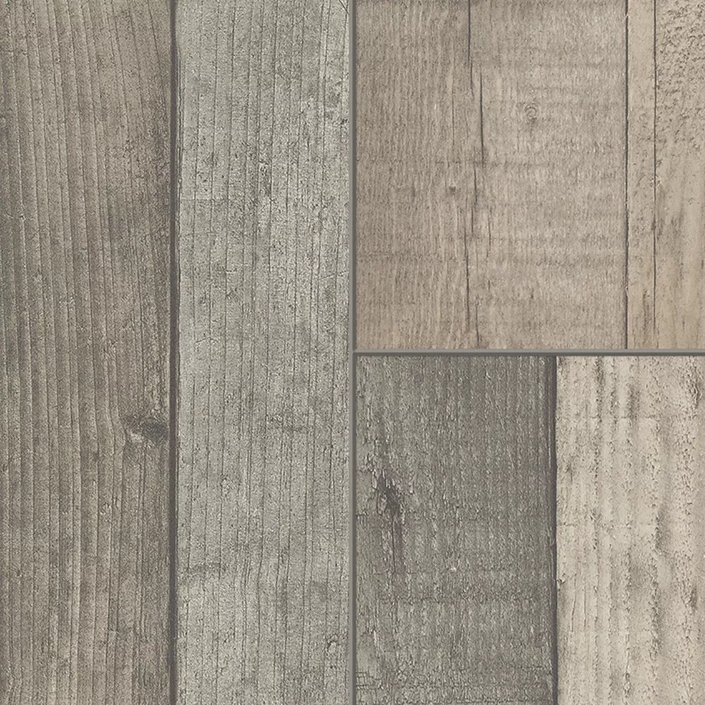 Grey WoodEffect Laminate Flooring 8mm 2.16m² Screwfix