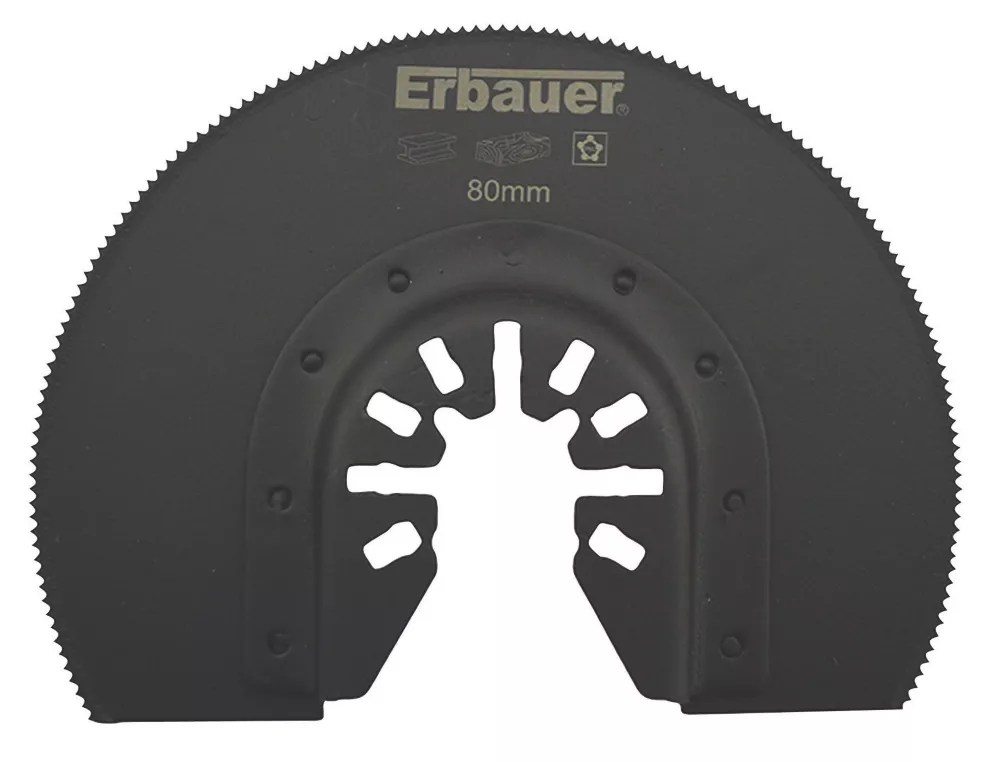 Erbauer MultiMaterial Segmented Cutting Blade 80mm Screwfix