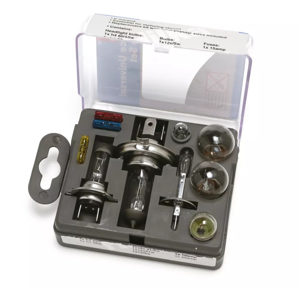 Hilka ProCraft Replacement Car Headlight & Fuse Kit 10 Piece Set