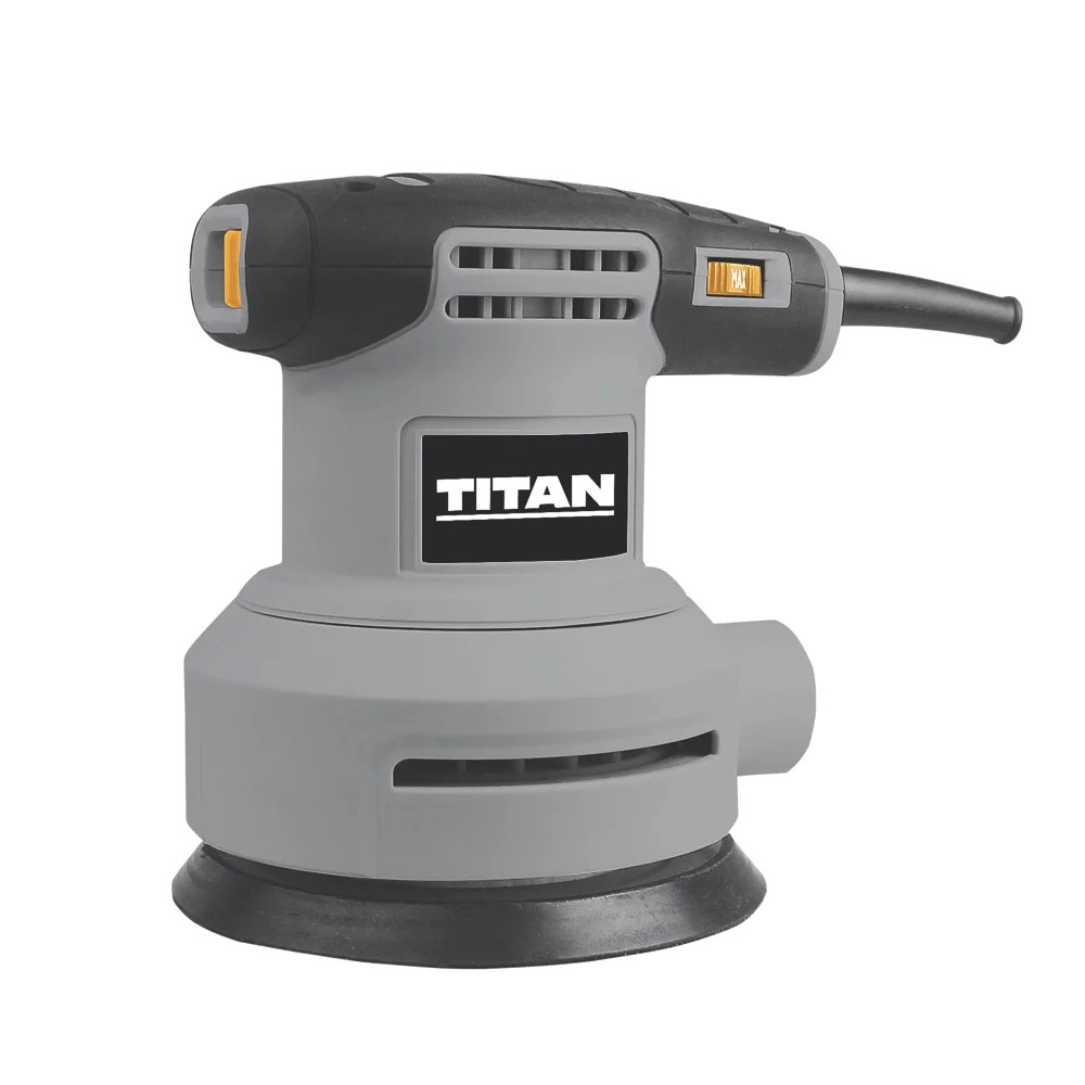 Titan TTB888SDR 125mm Electric Random Orbit Sander 240V Screwfix