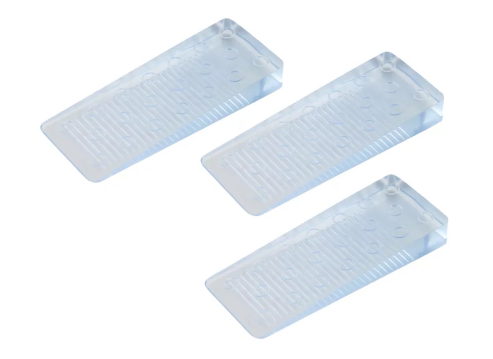 Smith & Locke Door Wedges Clear 3 Pack Screwfix