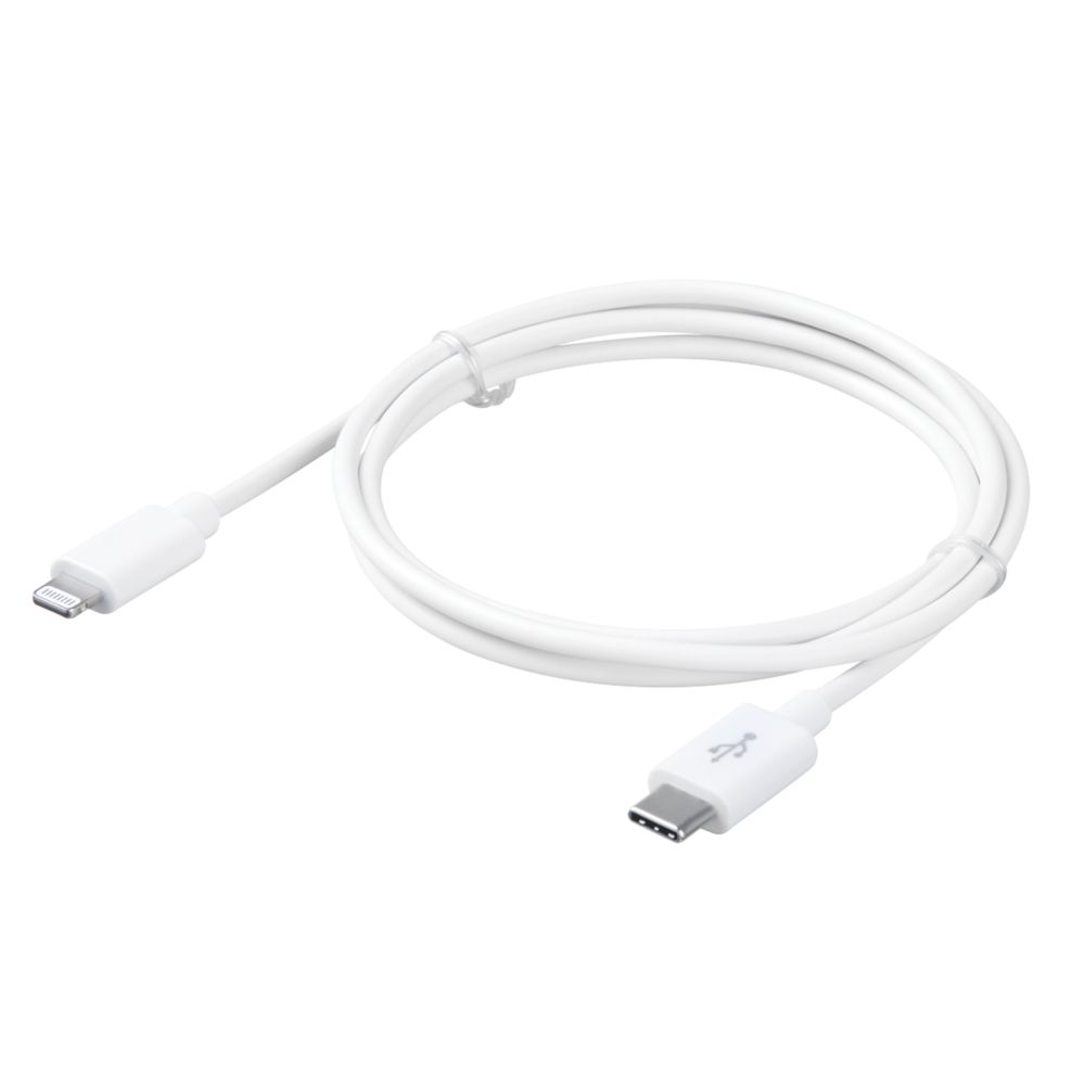 Masterplug USBC to Lightning Charging Cable 1m Screwfix
