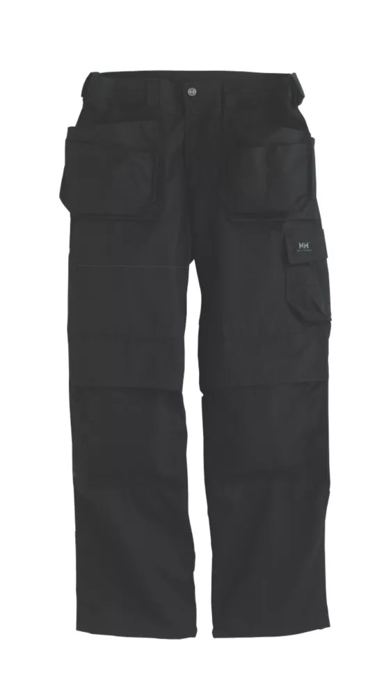 Helly Hansen Knee Pad Trousers Black 38" W 33" L Screwfix
