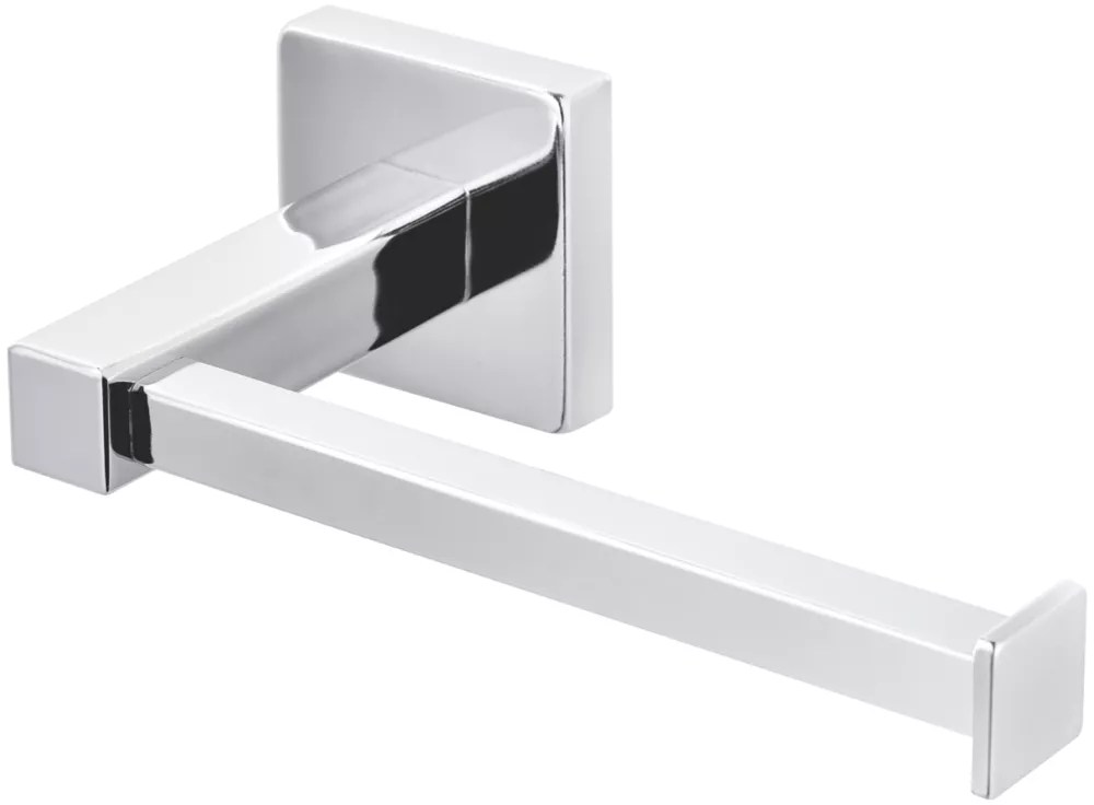 Essentials Linear Toilet Roll Holder Chrome Screwfix