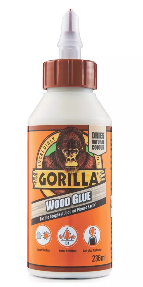 Gorilla Glue Wood Glue 236ml Screwfix
