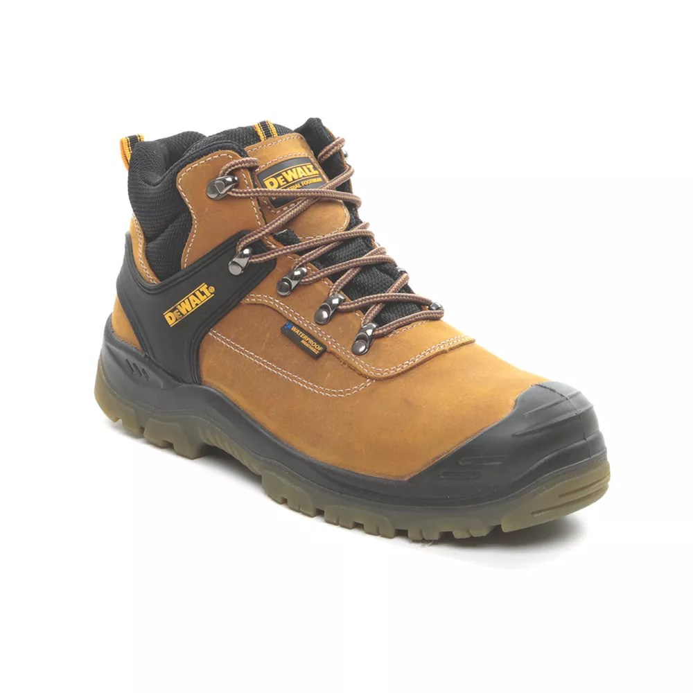 DeWalt Phoenix Safety Boots Tan Size 8 Screwfix