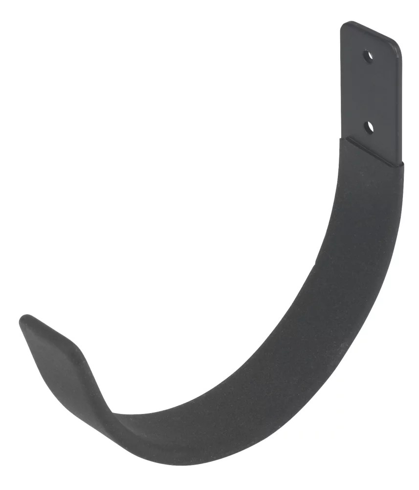 Smith & Locke Heavy Duty AntiSlip Flat Storage Hook Black 145 x 150mm