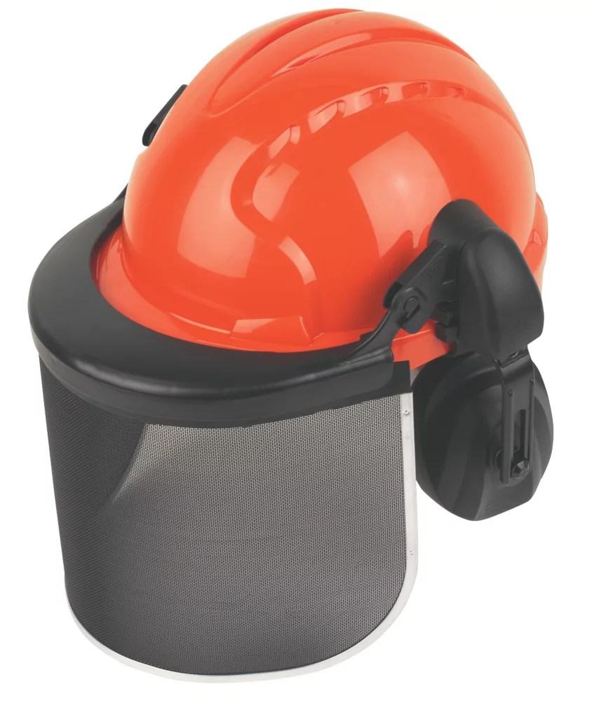 JSP EVO3 Forestry Helmet with Ear Defenders & Visor Screwfix