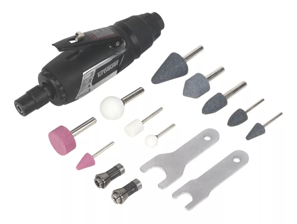 Erbauer ERN636ATL 1/8" Air Die Grinder Screwfix